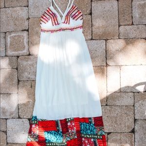 Embroidered Maxi Dress